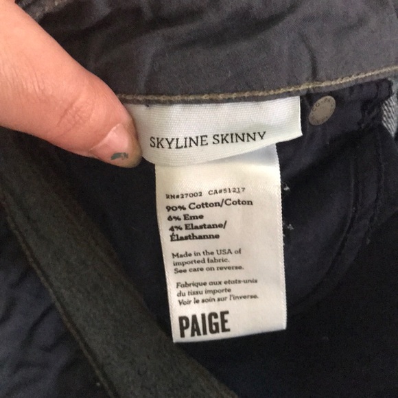 PAIGE SKYLINE SKINNY JEANS - Picture 4 of 8